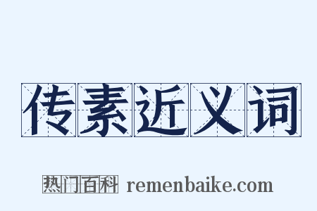 传素近义词是什么意思的图片